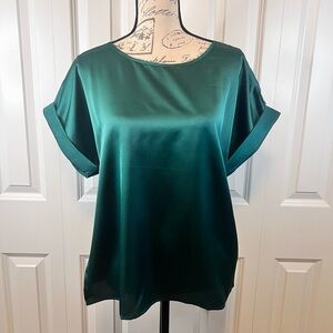 Elegant Dark Green Blouse